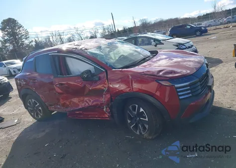 2025 Nissan Kicks Sv Intelligent Awd z USA, uszkodzony, nr VIN 3N8AP6CB2SL322407